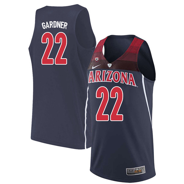 2018 Men #22 Jason Gardner Arizona Wildcats College Basketball Jerseys Sale-Navy